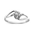 thumbnail image 1 of Designer Sterling Silver Rhodium Diam. Ring Made In India -Jewelry By Sweet Pea Creations, 1 of 2