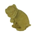 thumbnail image 1 of Designer Stone Harvest Yellow Pooping Dog Yard or Garden Statue, 1 of 3