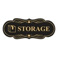 thumbnail image 1 of Designer Storage (Box) Sign (Black Gold) - Large, 1 of 5
