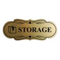 thumbnail image 1 of Designer Storage (Box) Sign (Brushed Gold) - Large, 1 of 5