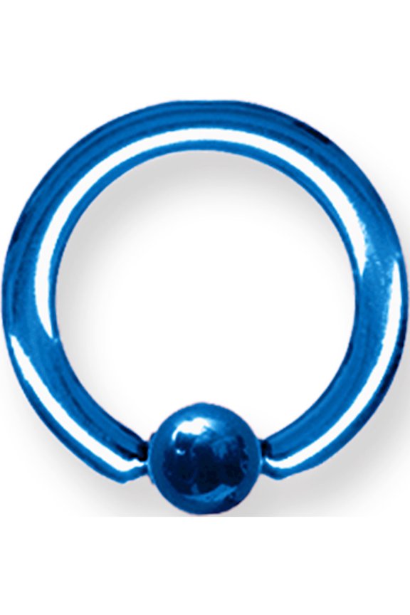 Designer Titanium Solid Captive 10G (2.6Mm) 1/2 (13Mm) Dia W 5Mm Ball Co Made In China -Jewelry By Sweet Pea Creations