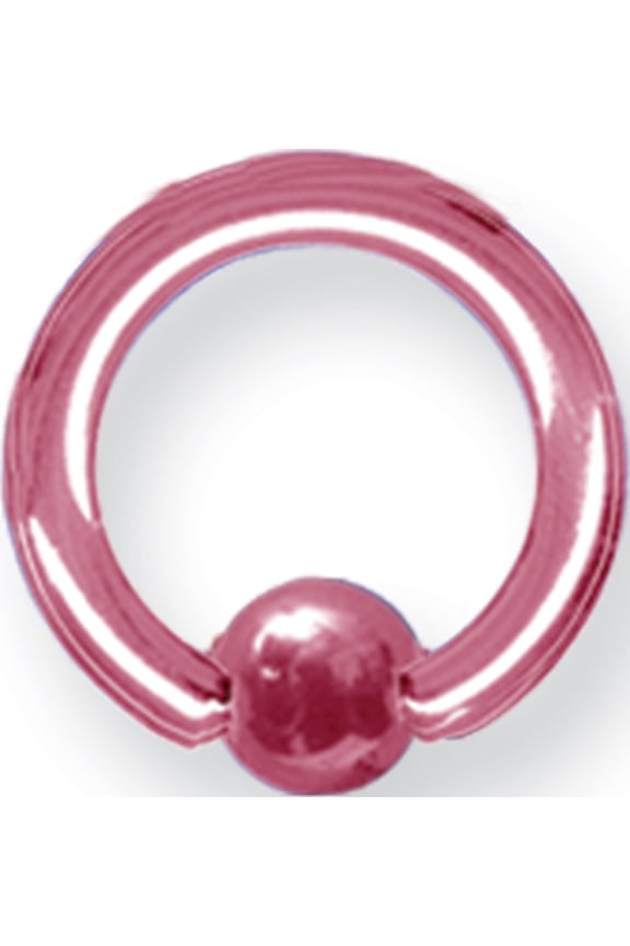 Designer Titanium Solid Captive 10G (2.6Mm) 3/8 (10Mm) Dia W 5Mm Ball Pi Made In China -Jewelry By Sweet Pea Creations