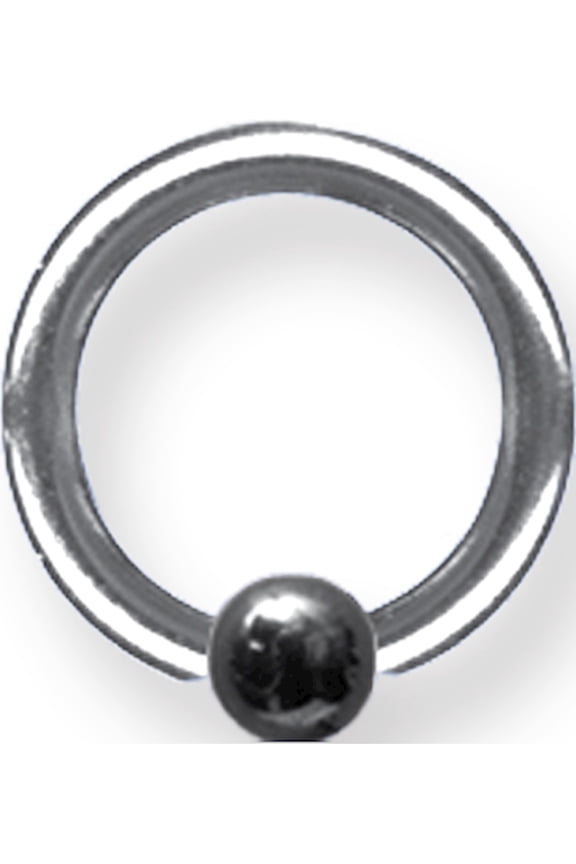 Designer Titanium Solid Captive 12G (2Mm) 3/8 (10Mm) Dia W 4Mm Ball Unco Made In China -Jewelry By Sweet Pea Creations