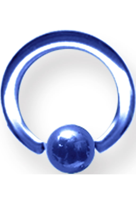 Designer Titanium Solid Captive 14G (1.6Mm) 5/16 (8Mm) Dia W 4Mm Ball Co Made In China -Jewelry By Sweet Pea Creations