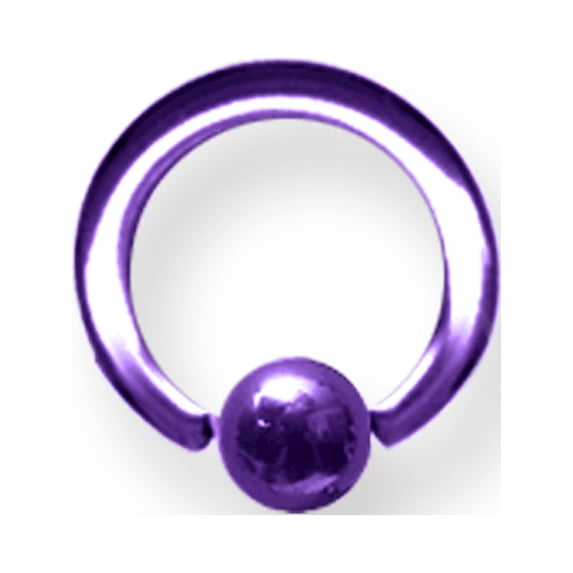 Designer Titanium Solid Captive 14G (1.6Mm) 5/16 (8Mm) Dia W 4Mm Ball Dr Made In China -Jewelry By Sweet Pea Creations