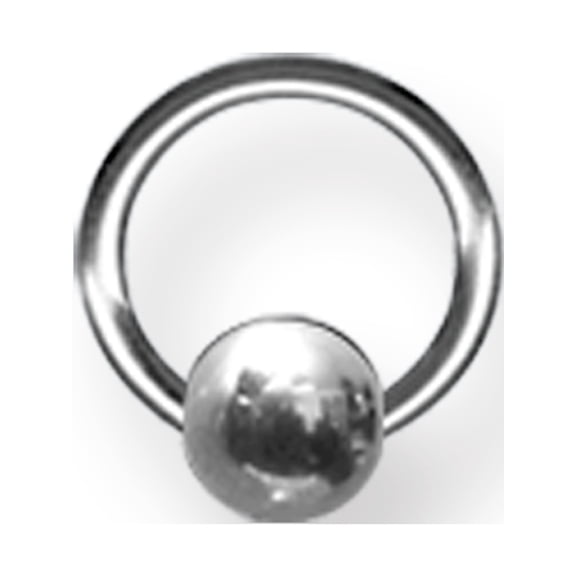 Designer Titanium Solid Captive 16G (1.3Mm) 1/4 (6Mm) Dia W 4Mm Ball Unc Made In China -Jewelry By Sweet Pea Creations