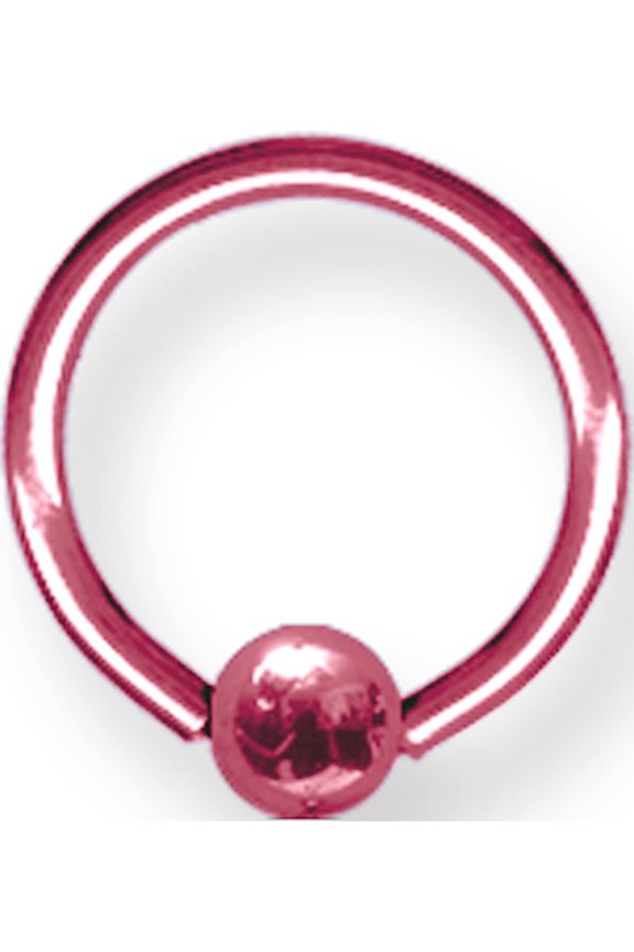 Designer Titanium Solid Captive 16G (1.3Mm) 3/8 (10Mm) Dia W 4Mm Ball Pi Made In China -Jewelry By Sweet Pea Creations