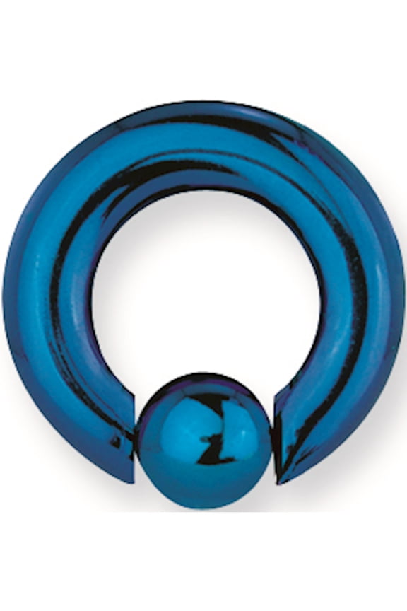 Designer Titanium Solid Captive 4G (5.2Mm) 1/2 (13Mm) Dia W 8Mm Ball Cob Made In China -Jewelry By Sweet Pea Creations