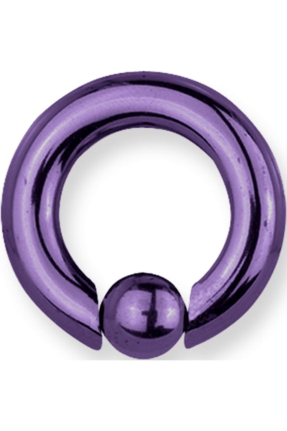 Designer Titanium Solid Captive 4G (5.2Mm) 5/8 (15Mm) Dia W 8Mm Ball Dre Made In China -Jewelry By Sweet Pea Creations