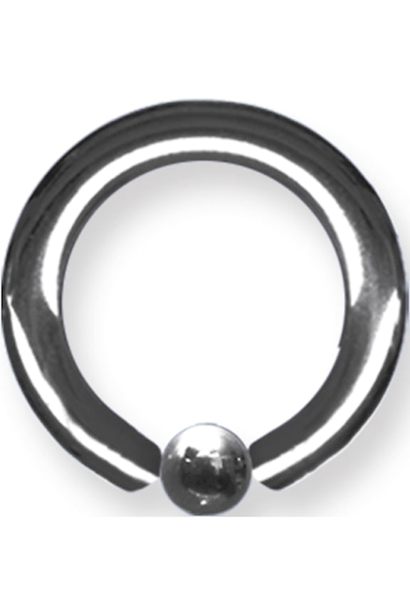 Designer Titanium Solid Captive 8G (3.2Mm) 5/8 (15Mm) Dia W 5Mm Ball Unc Made In China -Jewelry By Sweet Pea Creations