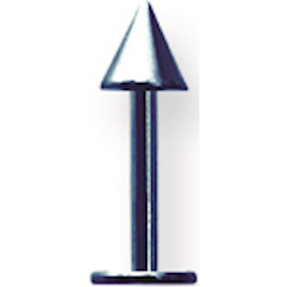 Designer Titanium Solid Labret W Cones 16G (1.3Mm) 5/16 (8Mm) Long 4Mm Cone Co Made In China -Jewelry By Sweet Pea Creations