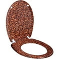 Designer Toilet Seat, Jaguar Skin Print