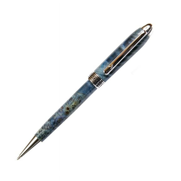 Designer Twist Pen - Blue Box Elder