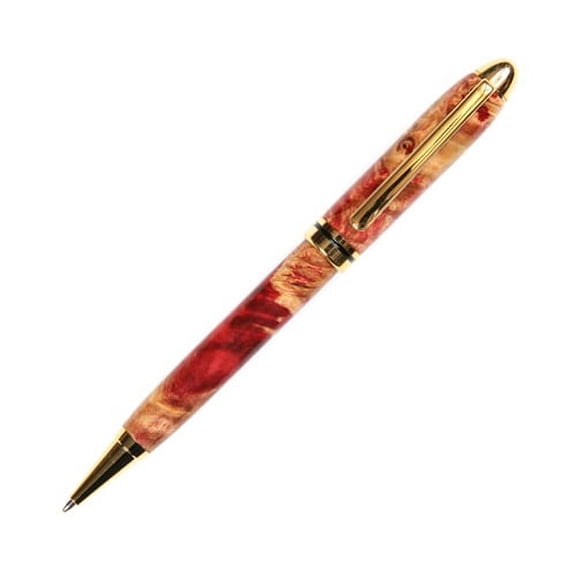 Designer Twist Pen - Red Box Elder