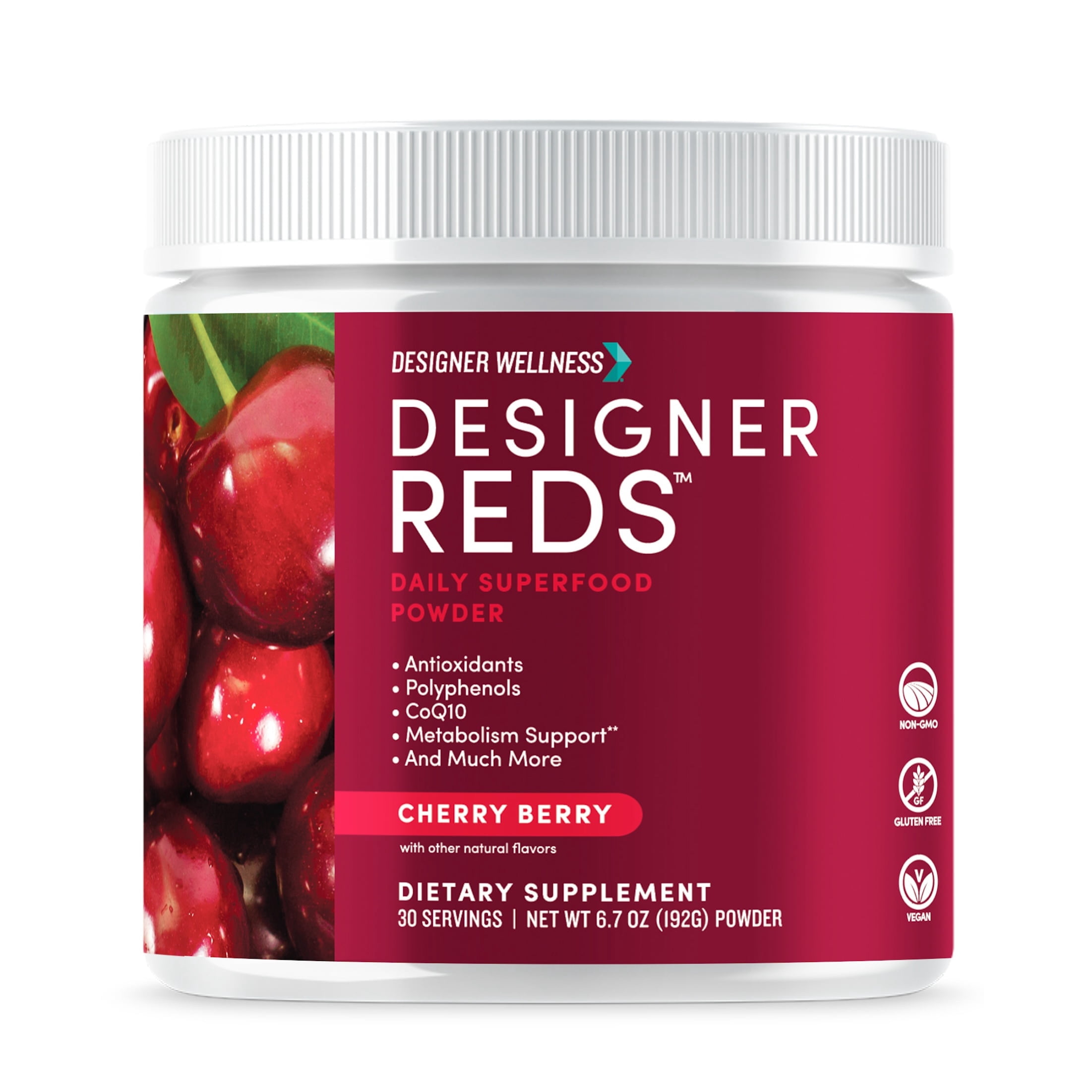 Daily Reds Designer Wellness, Designer Reds, Daily Superfood Powder with Beet Root ...