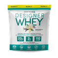 thumbnail image 1 of Designer Wellness, Designer Whey, Natural 100% Whey Protein Powder with Probiotics, Fiber, and Key B-Vitamins for Energy, Gluten-free, Non-GMO, French Vanilla, 4 lb, 1 of 7