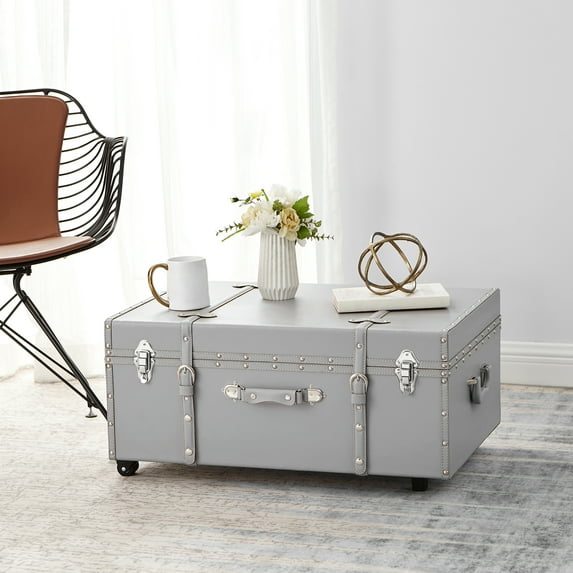 Designer Wheeled Trunk - Harbor Gray