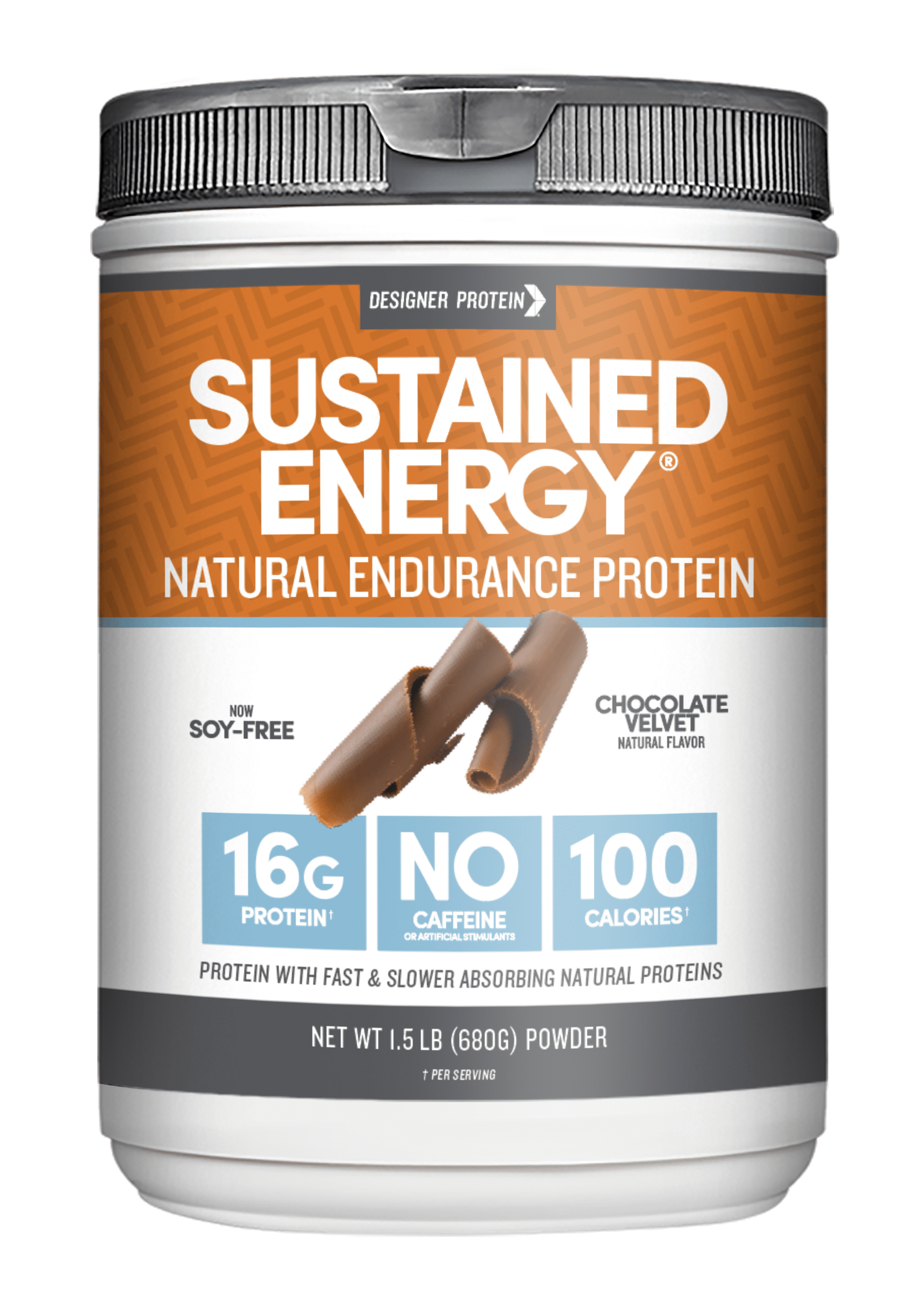 Designer Whey Protein Powder, Chocolate Velvet, 20g Protein, 1.5 Lb