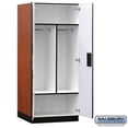 thumbnail image 1 of Designer Wood Storage Cabinet - Wardrobe - 76 Inches High - 24 Inches Deep - Cherry, 1 of 1
