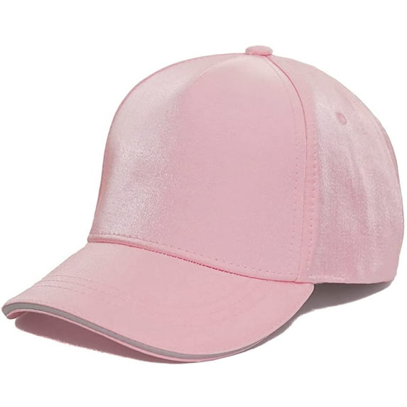 Designer Youth Hats for Boys & Girls - Premium Kids Trucker Hat with an Adjustable Plastic Buckle | Ages 2-5T - Metallic Pink