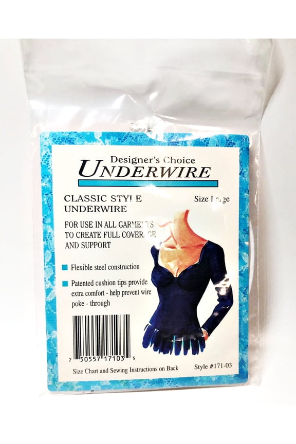Designer's Choice Underwire Style #171-03 Classic Style Underwire, Large