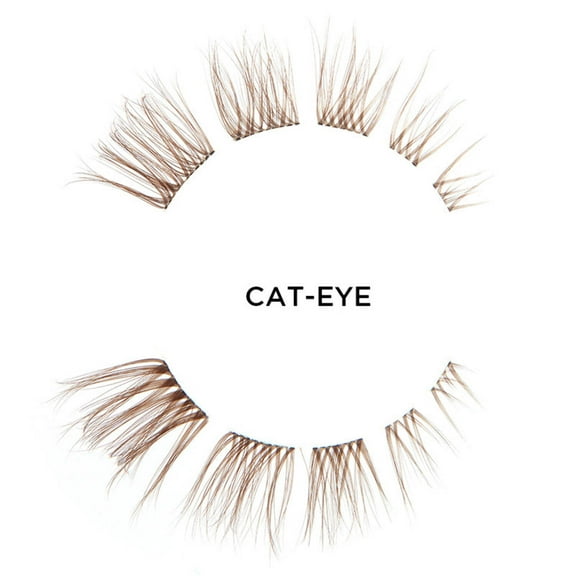DesignerLash Cat-Eye Brown Eyelash Extension - Elevate Your Look with Bold, Flattering Style - 1 Pair
