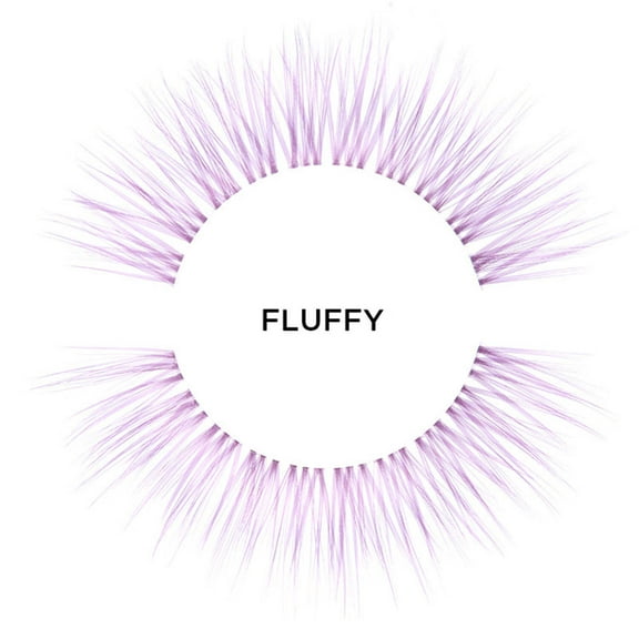 DesignerLash Fluffy Purple Eyelash Extensions - Elevate Your Look with Plush, Vibrant Style