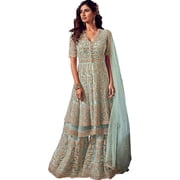 Designerharsha Eid Special Pakistani Designer Salwar Kameez Sharara Plazzo Suits Indian Dress for Women