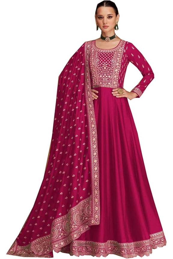 Elegant Outfit Designer Salwar Kameez Dress Pakistani Ready made Indian Anarakali Gown Suits