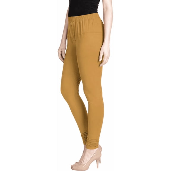 Designerharsha Extra Long Cotton Churidar Leggings for Women, High Stretch Ankle Gathered Leggings, Indian Ethnic Daily Wear, leggins for women plus size