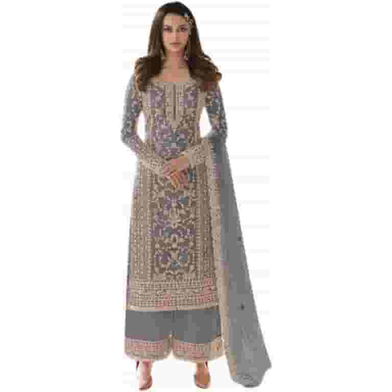 fancy dupatta designer dress Wine colour designer fancy partywear gown with dupatta with graceful bollywood looks - KSM PRINTS