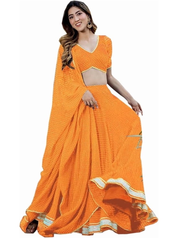 Lehenga Choli for Women Stitched Indian Wedding Party Wear Designer Crop Top Lehenga Set with Dupatta Traditional Ethnic Outfit