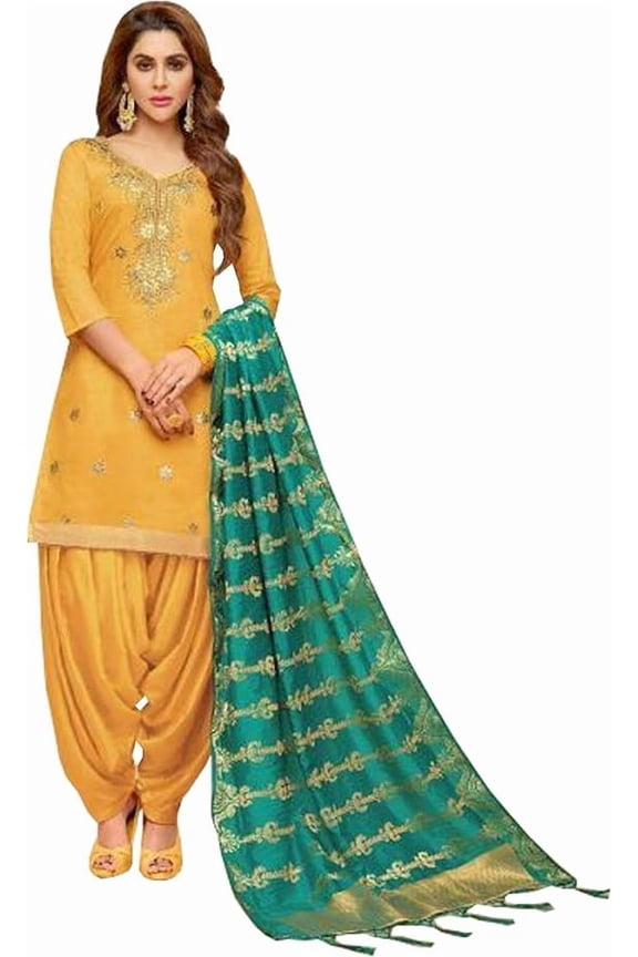 Punjabi Stiched Patiyala Suits Party Wear Indian Shalwar Kameez Dress