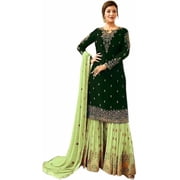 Designerharsha Ready to Wear Indian Pakistani Eid Wear Dress Designer Palazzo Sharara Salwar Kameez Suits