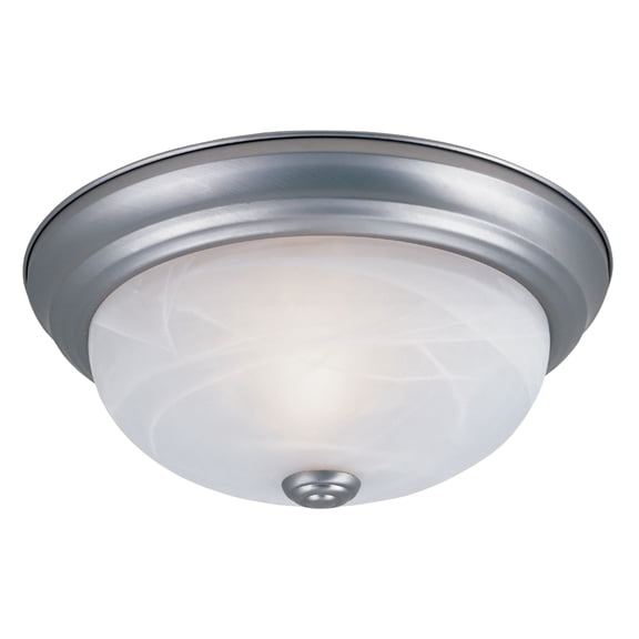 Designers Fountain 11 inch 2-Light Pewter Flush Mount Ceiling Light, 1257S-PW-AL