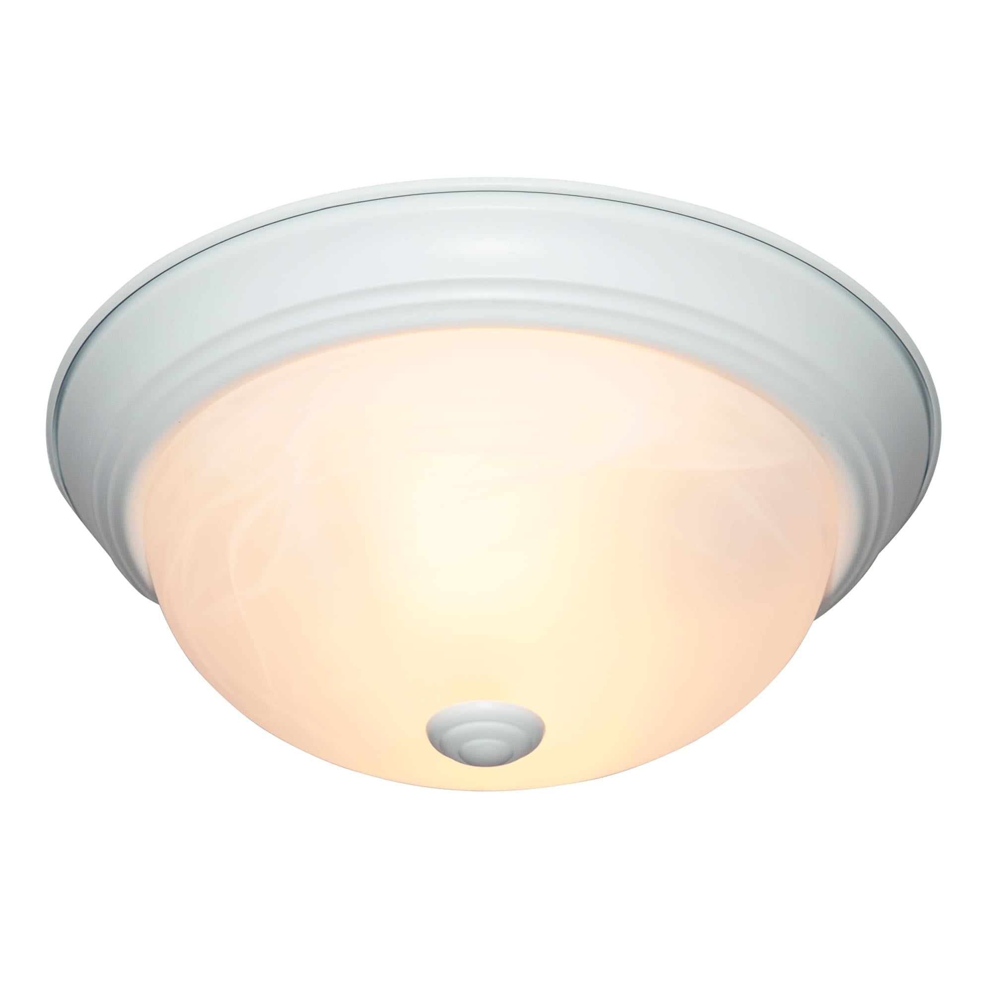 Designers Fountain 11 inch 2-Light White Flush Mount Ceiling Light ...