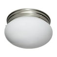 thumbnail image 1 of Designers Fountain 4732-PW Basic 9" Flushmount Pewter Finish Light Fixture, 1 of 3