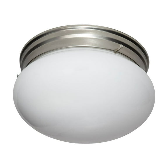 Designers Fountain 4732-PW Basic 9" Flushmount Pewter Finish Light Fixture