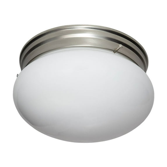 Designers Fountain 4732-PW Basic 9" Flushmount Pewter Finish Light Fixture