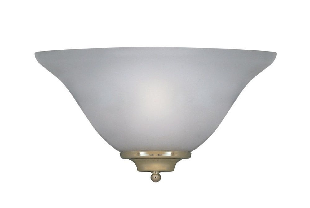 Foster Bronze and White Frosted Glass Wall Sconce