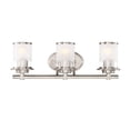thumbnail image 1 of Essence 3 - Light Satin Platinum Nickel/Silver Aluminum Wall Sconce, 1 of 7