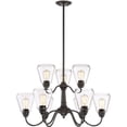 thumbnail image 1 of 90289-SB Designers Fountain Foundry - Nine Light 2-Tier Chandelier, 1 of 2