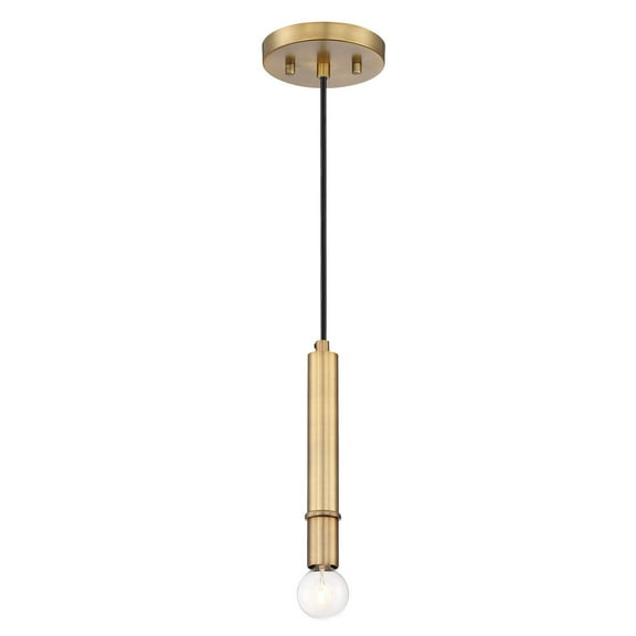 Designers Fountain 92730-OSB Emmett 1 Light Mini-Pendant in Old Satin Brass