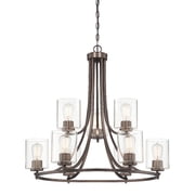 Designers Fountain 93089-SCB Liam 9 Light Chandelier