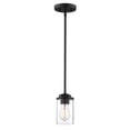 thumbnail image 1 of Designers Fountain 93330-BK Jedrek 1 Light Mini-Pendant in Black, 1 of 6