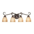 thumbnail image 1 of Designers Fountain 98004-WM Four Light Down Lighting 29.75" Wide Bathroom Fixture from the Stratton Collecti, Warm Mahogany, 1 of 1
