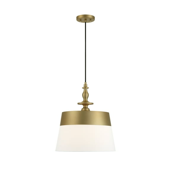 Designers Fountain Ava 15.75 inch 1-Light Brushed Gold Transitional Pendant Light, D281M-16P-BG