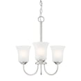 thumbnail image 1 of Designers Fountain Bronson 3 Light Brushed Nickel Chandelier, D278M-3CH-BN, 1 of 4