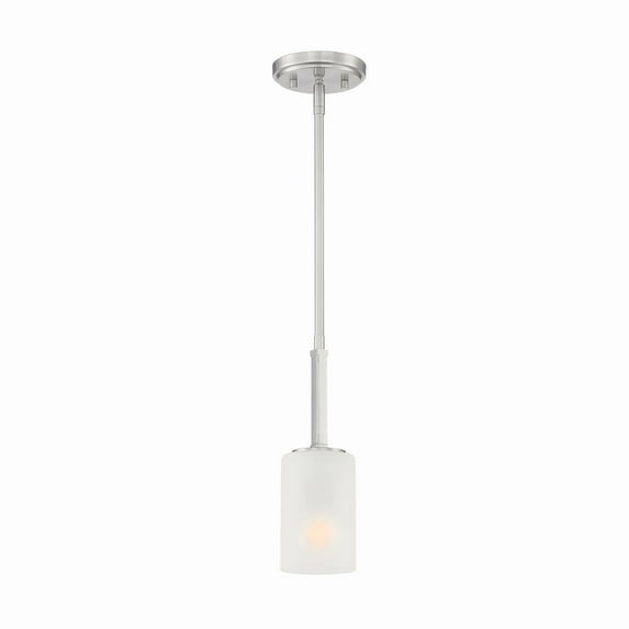Designers Fountain Carmine 1 Light Brushed Nickel Pendant, D239M-4P-BN