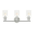thumbnail image 1 of Designers Fountain Cedar Lane 3 Light Brushed Nickel Bathroom Vanity Light Fixture, D236M-3B-BN, 1 of 2